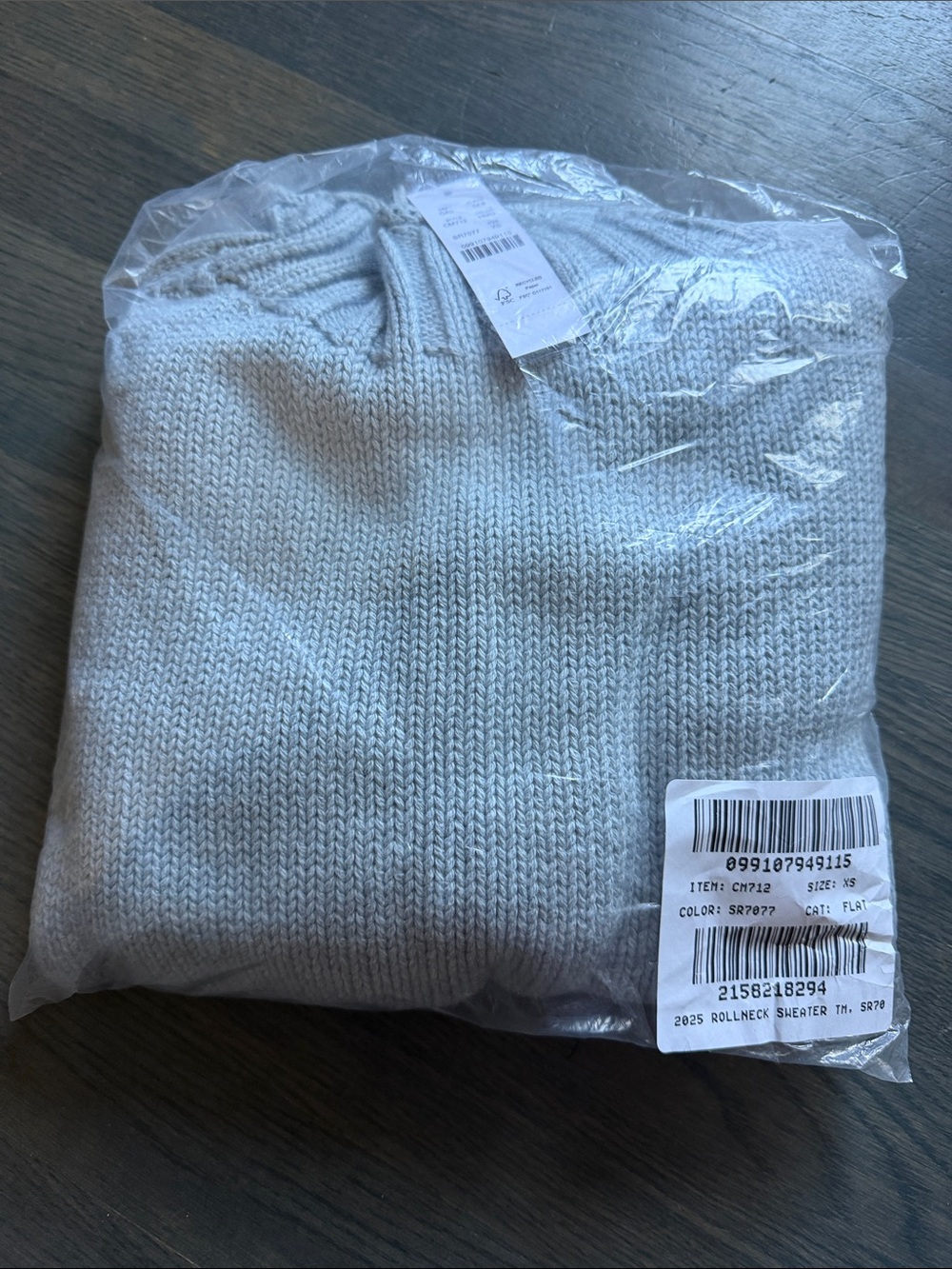 J. Crew Light Blue Rollneck Sweater